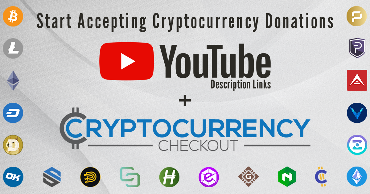 Accept Cryptocurrency on your youtube videos